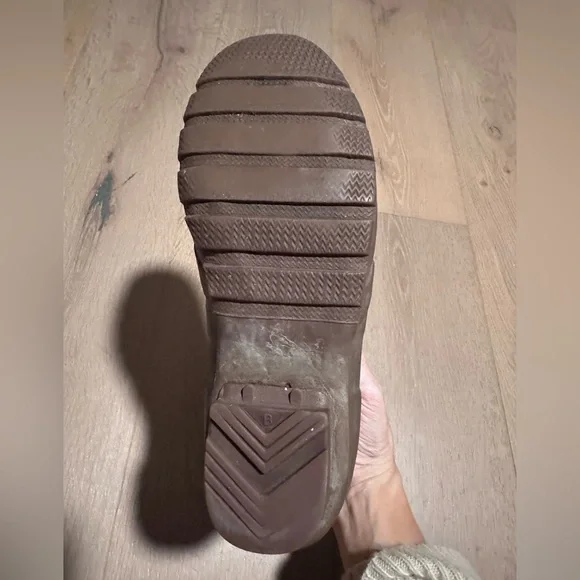 Hunter rain boots purple with laces (combat style) - Picture 4 of 9